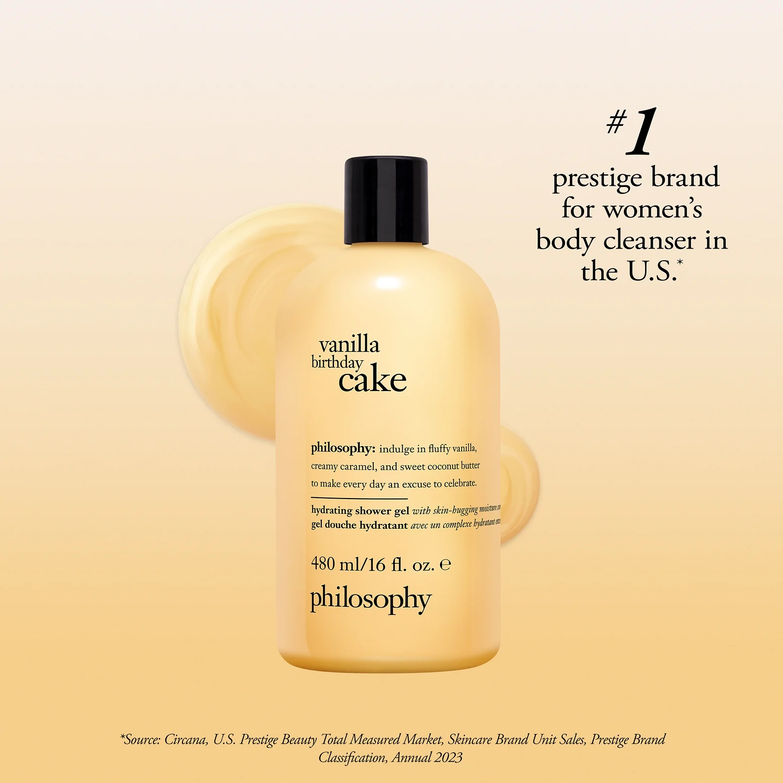 vanilla birthday cake hydrating shower gel