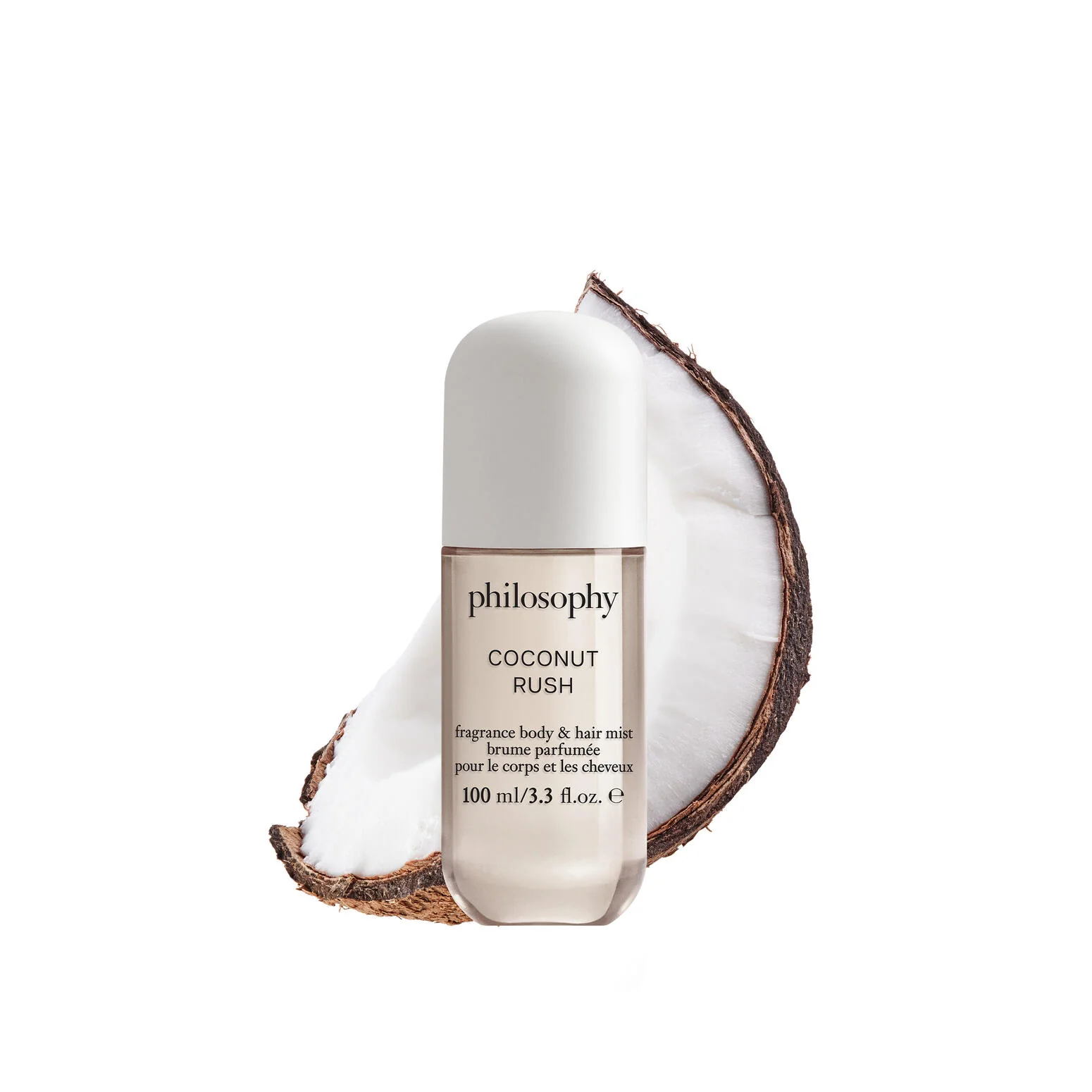 travel-size coconut rush body & hair fragrance mist