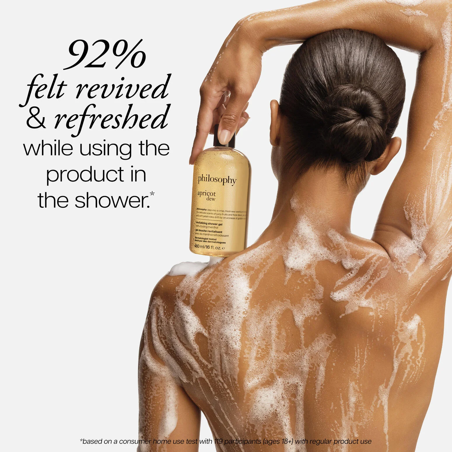 apricot dew revitalizing shower gel