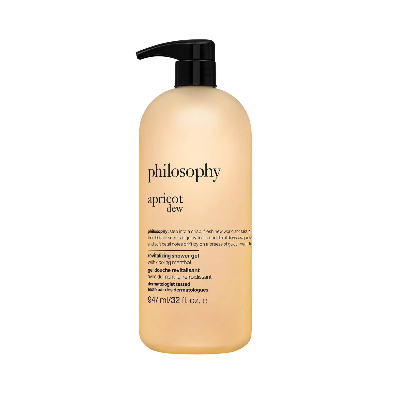 apricot dew revitalizing shower gel