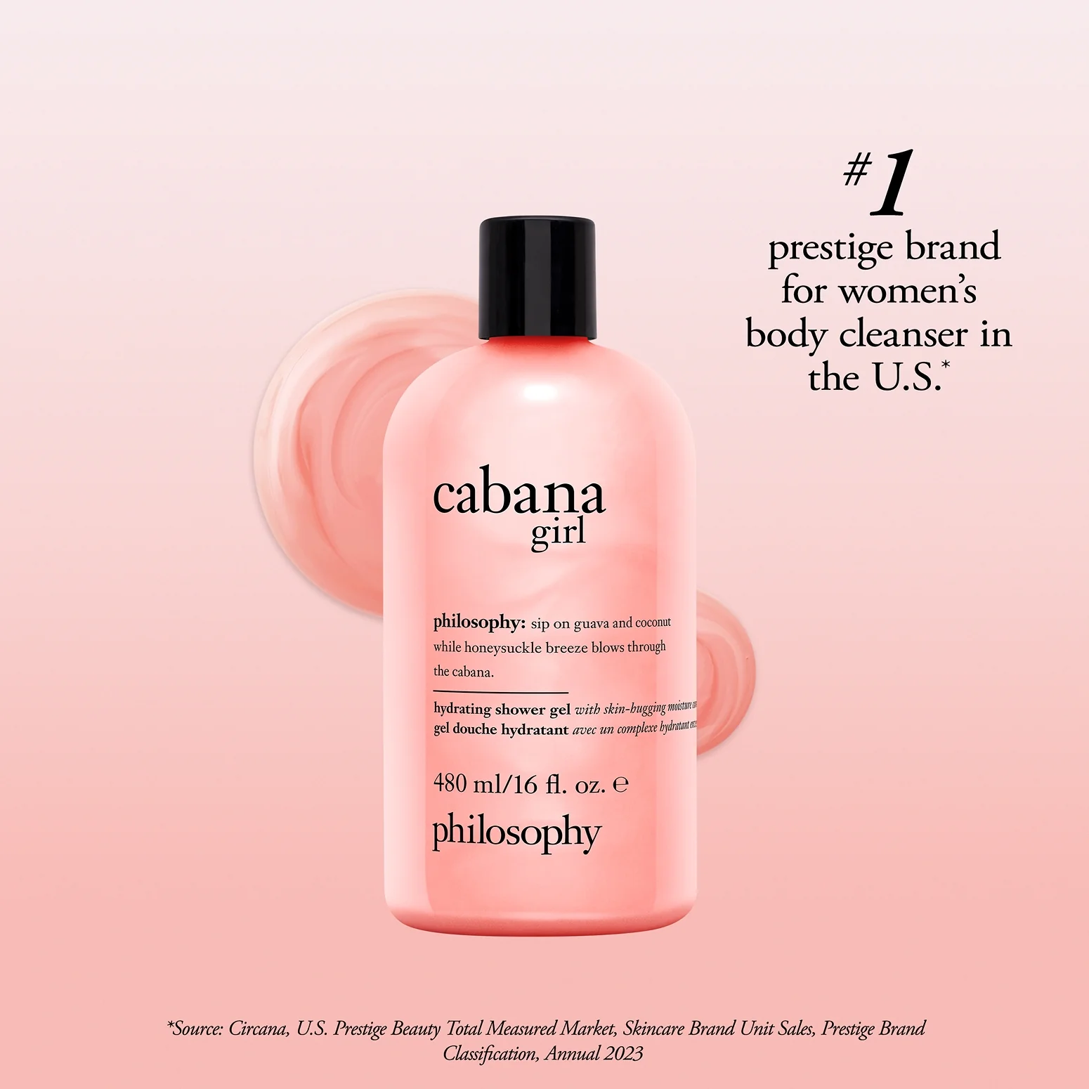 cabana girl hydrating shower gel
