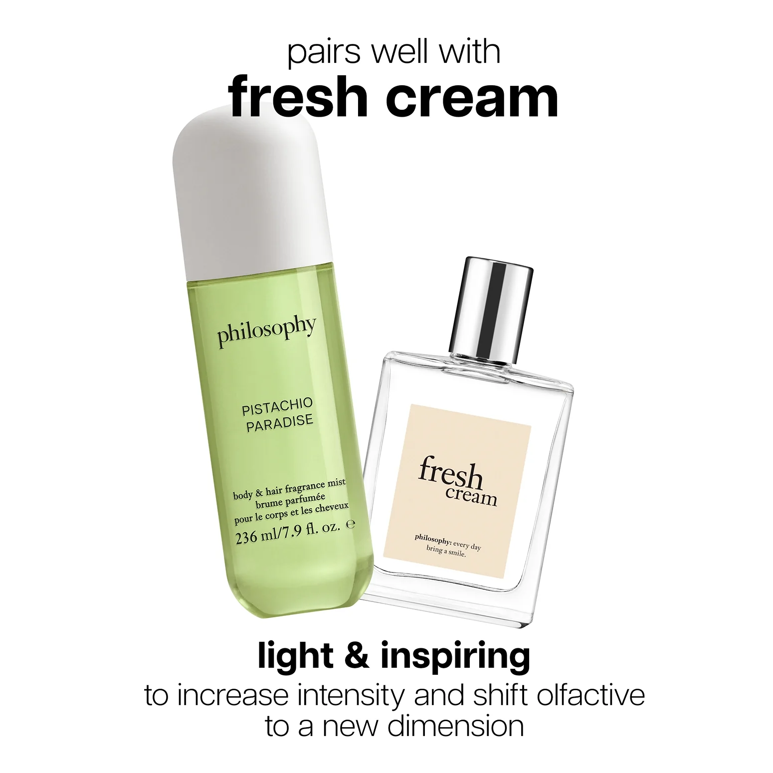 pistachio paradise body & hair fragrance mist
