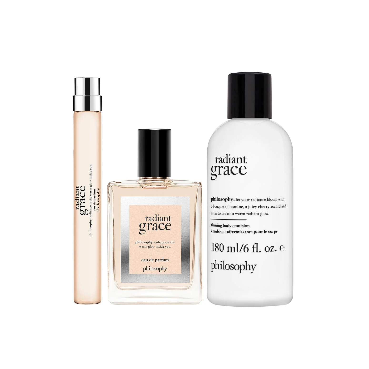 radiant grace 3-piece fragrance set