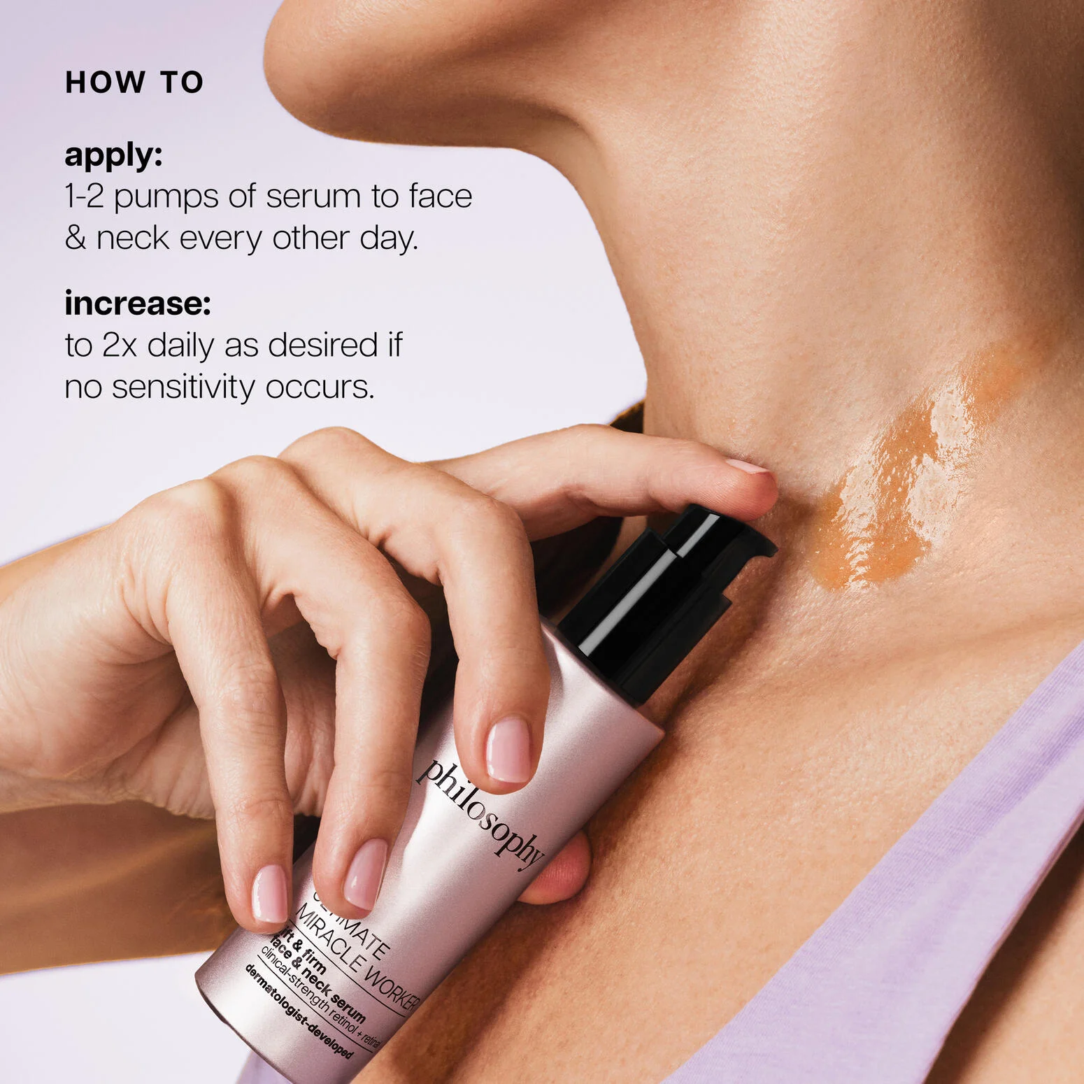 lift & firm face & neck serum