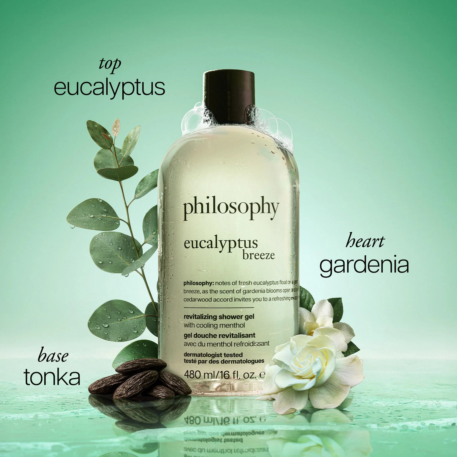 eucalyptus breeze revitalizing shower gel