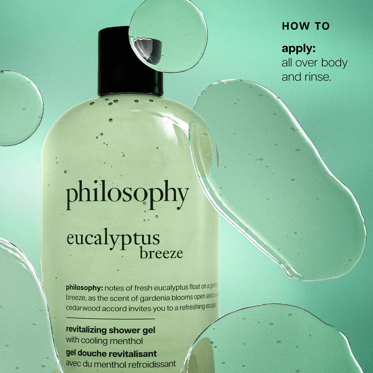eucalyptus breeze revitalizing shower gel