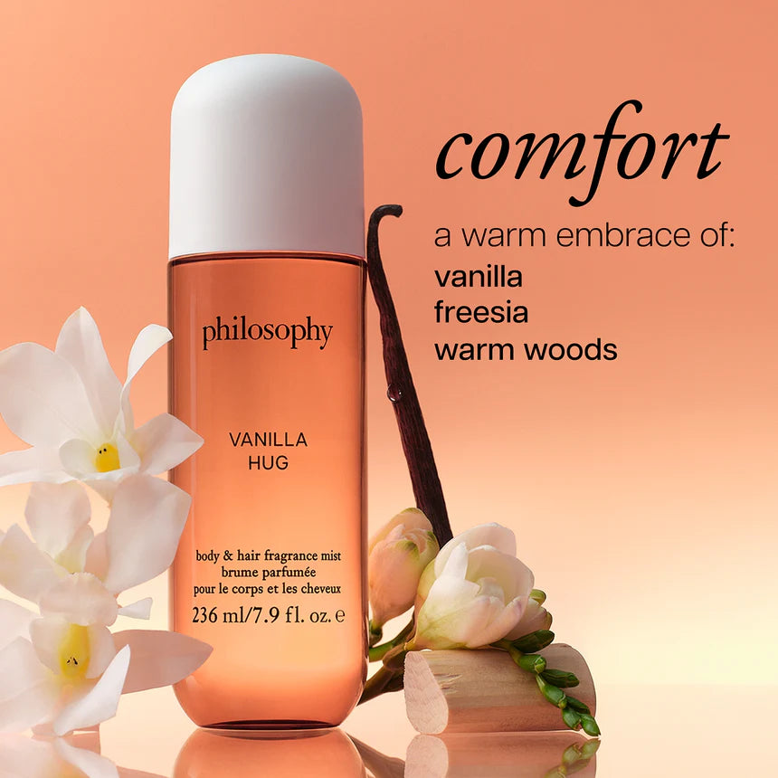 travel-size vanilla hug body & hair fragrance mist